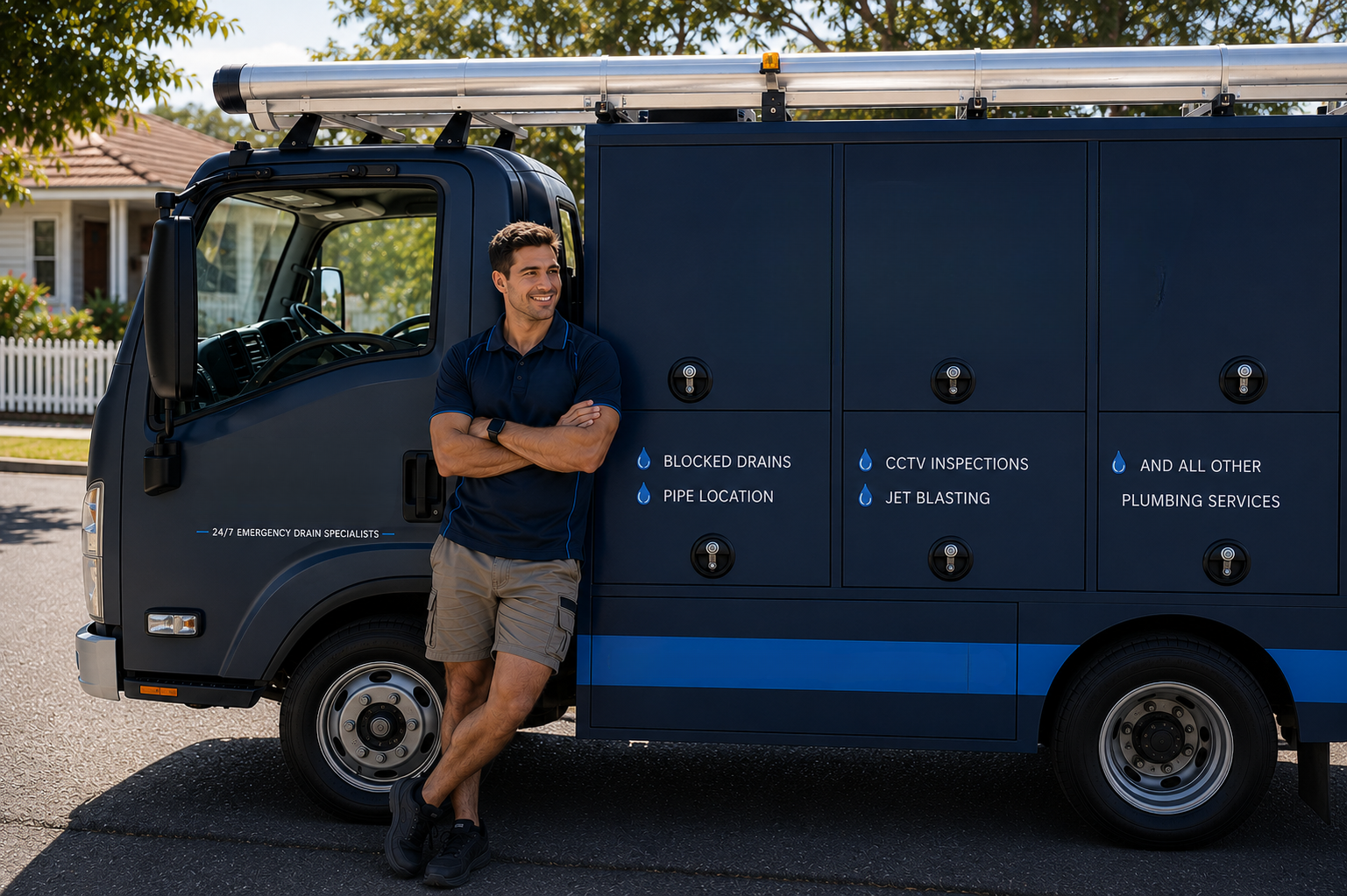 Plumber with Tamarama Blocked Drains van